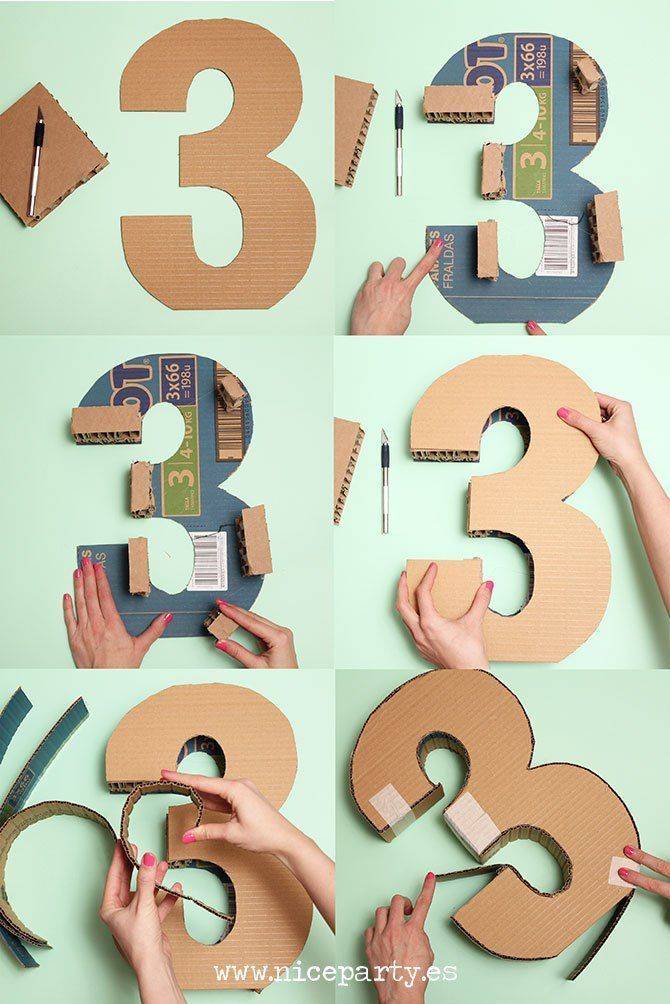Как сделать цифру своими руками: выбор материала, дизайна и обзор лучший идей по созданию больших и маленьких объемных цифр (140 фото)