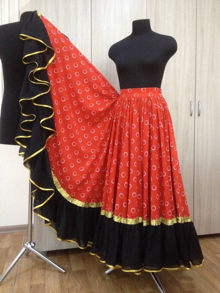Шьем цыганскую юбку с оборками своими руками | самошвейка - сайт о шитье и рукоделии