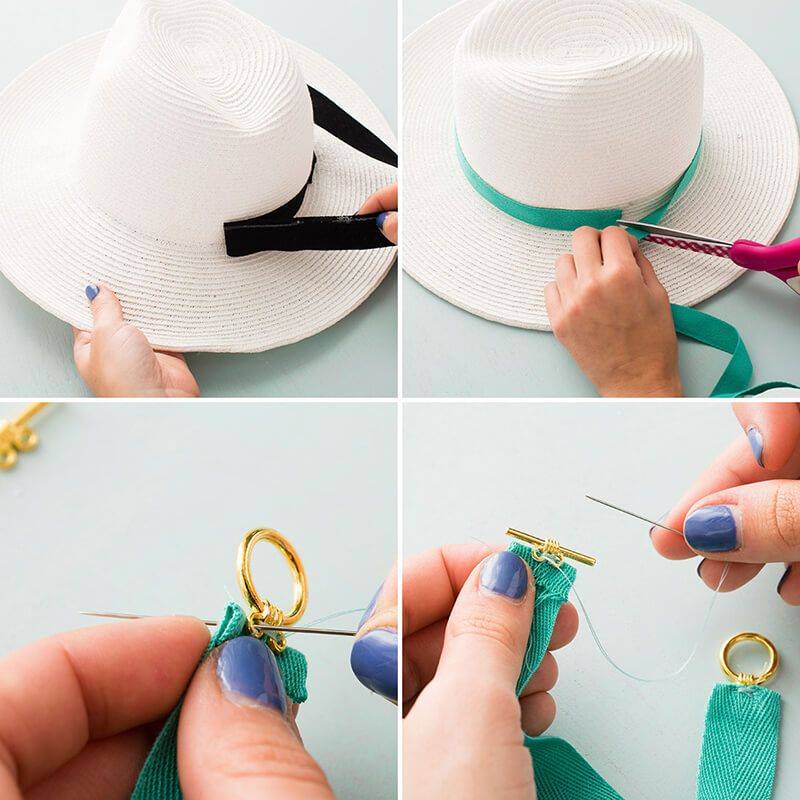 Как украсить шляпу: способы украшения шляп