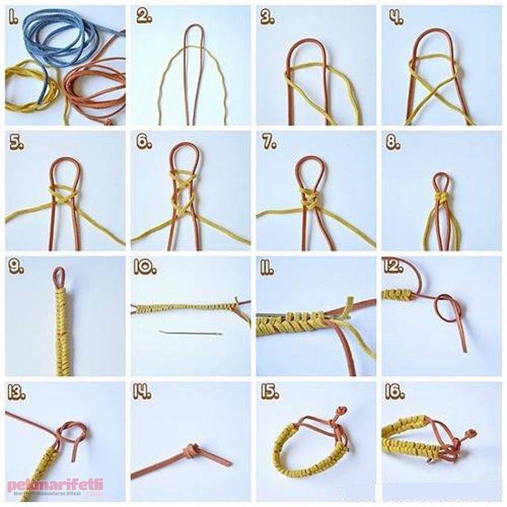 Плетение браслетов из шнурков. особенности изготовления браслетов из шнура для начинающих. узлы, которые используем для плетения. | категория статей на тему браслет