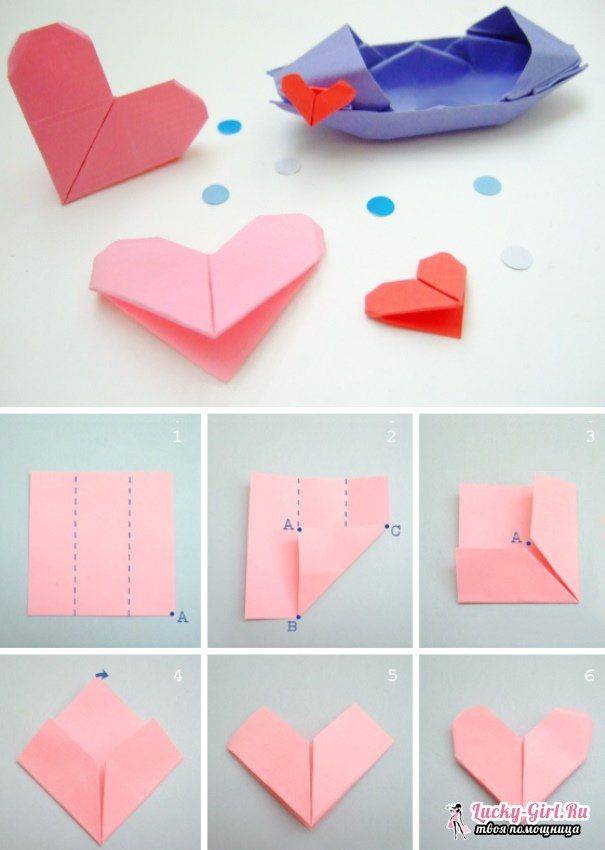 Сердечки из бумаги своими руками: как самостоятельно сделать оригинальные бумажные композиции