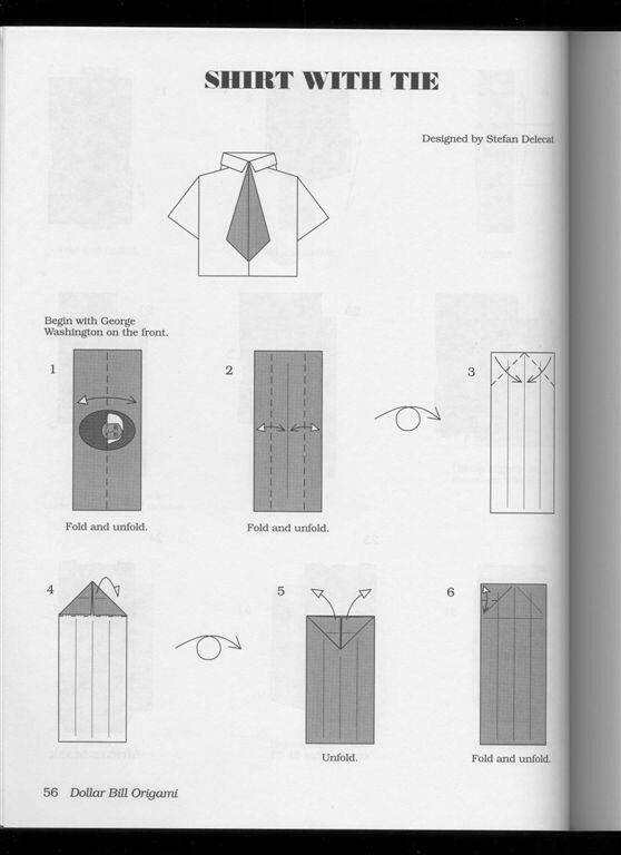 Как сделать рубашку оригами
