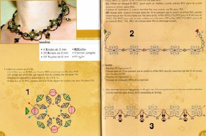 Бисероплетение: схемы колье и ожерелий, которые украсят не только девушек, но и солидных дам