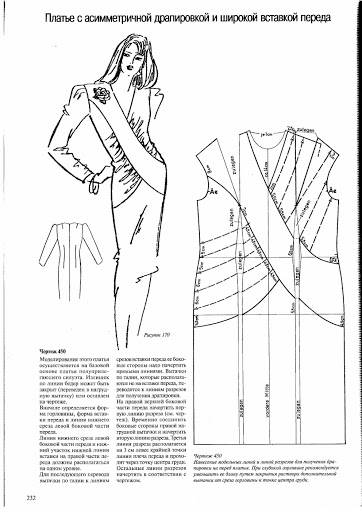 Выкройка платья с драпировкой от анастасии корфиати