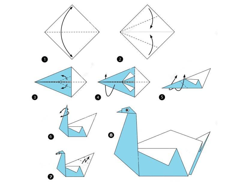 Делаем лебедя из бумаги в технике оригами: пошаговая инструкция и разбор популярных схем