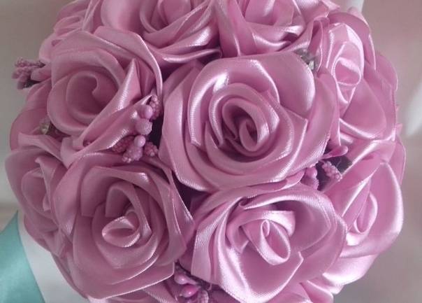 Мк розы из атласных лент.роскошные цветы. (много фото) - страна мам