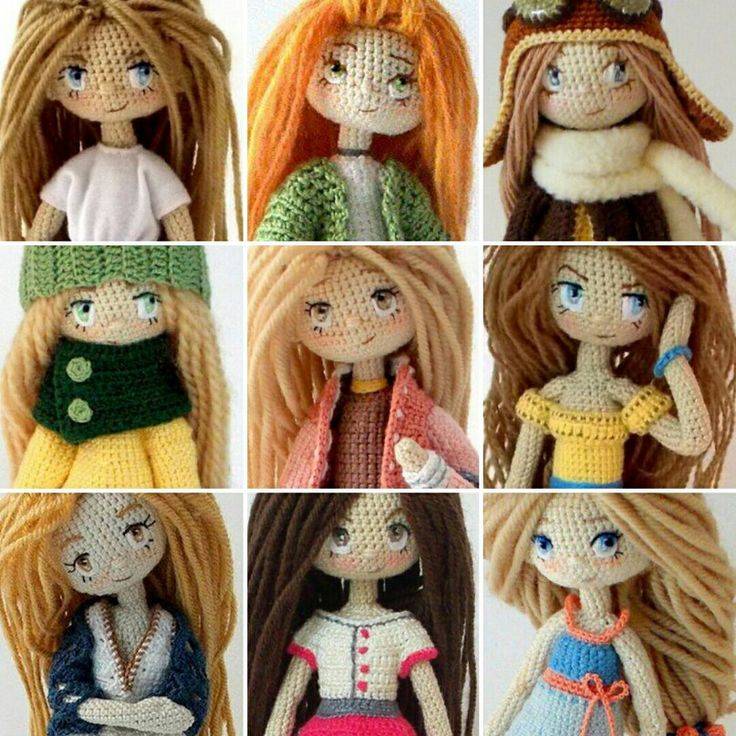 Одежда для вязаной куклы: делаем для игрушек крючком - сайт о рукоделии