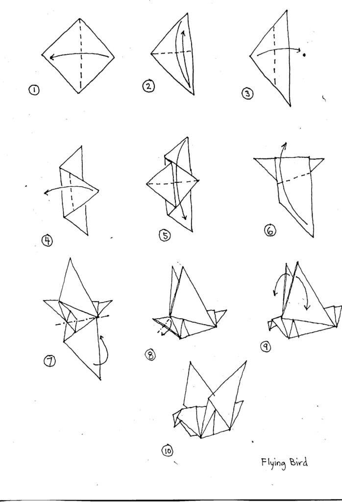 Как сделать голубей из бумаги: шаблоны, пошаговая инструкция