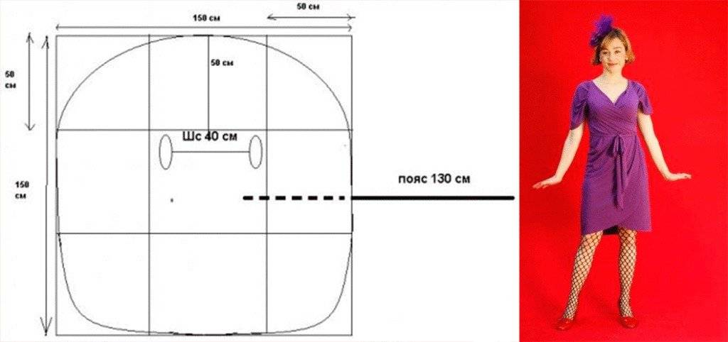 Платье трансформер с выкройкой