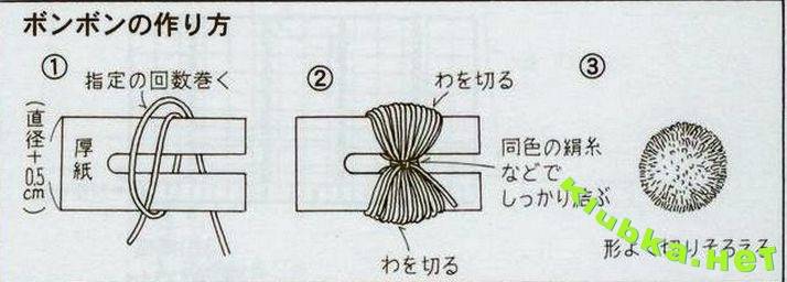 Как быстро сделать помпон из пряжи пошаговая инструкция