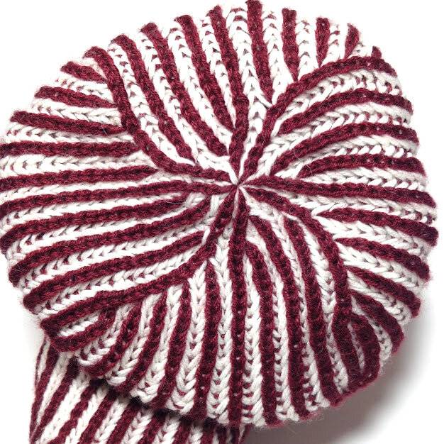 Вязание шапки бриошь - схема техники в стиле бриошь