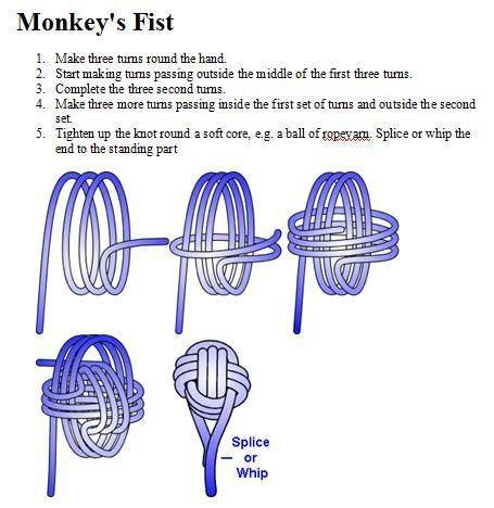 Плетение обезьяний кулак