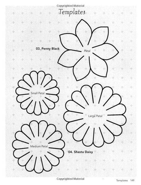 Ромашки из бумаги своими руками схемы шаблоны