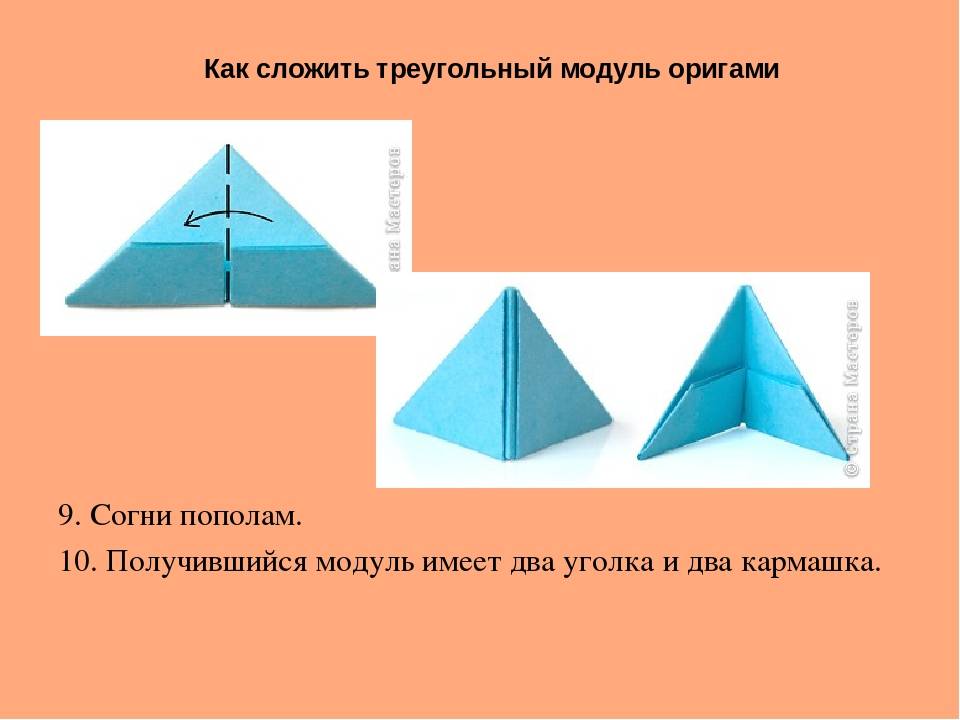 Как сделать треугольник из бумаги: способы изготовления объемных моделей и модулей для оригами (100 фото)