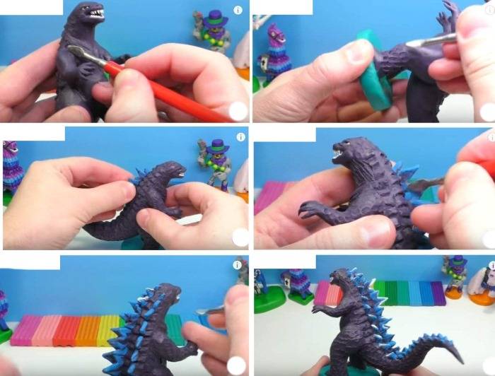 Рекомендации, как слепить дракона своими руками из пластилина и полимерной глины, мастики и пластика