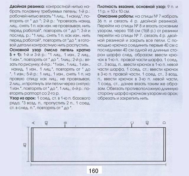 Жилет прямоугольник спицами схемы и описание