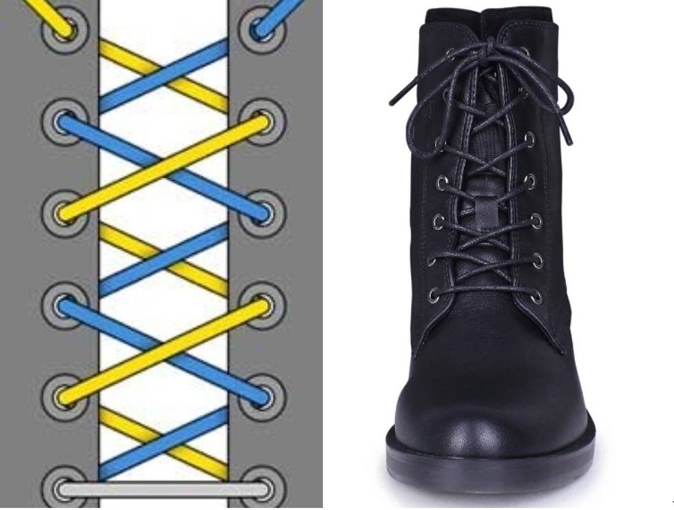 Как завязать шнурки на кроссовках без бантика?