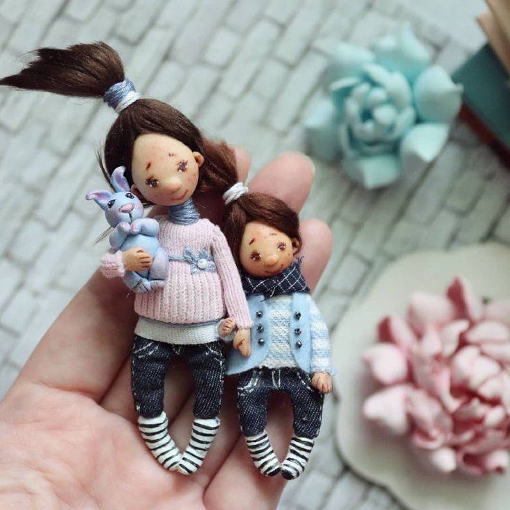 Куклы из полимерной глины — делаем фигурки своими руками. инструкция и примеры для начинающих
