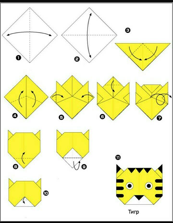 Оригами из бумаги - простые и современные объемные поделки из бумаги (175 фото и видео)