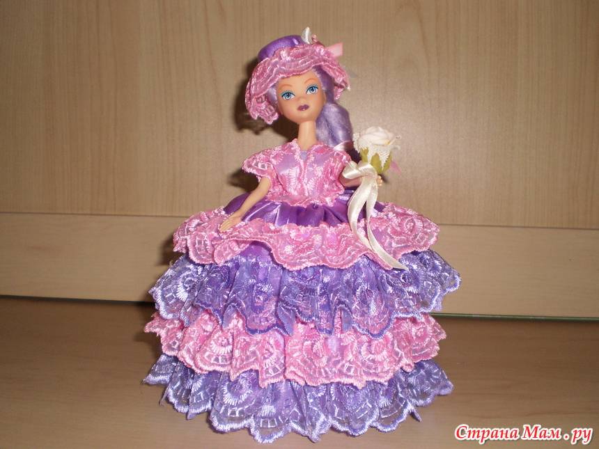 Куклы шкатулки своими руками мастер класс. кукла шкатулка из куклы барби. платье для куклы шкатулки. как сделать куклу шкатулку своими руками