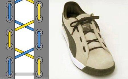 Шнуровка кроссовок — 50 вариантов, как завязать шнурки на кроссовках красиво