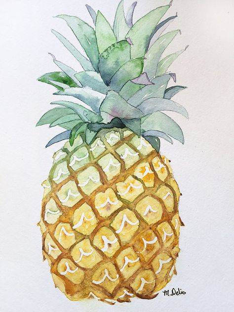 Как нарисовать ананас: поэтапное руководство с рисунками для детей, начинающих и профи