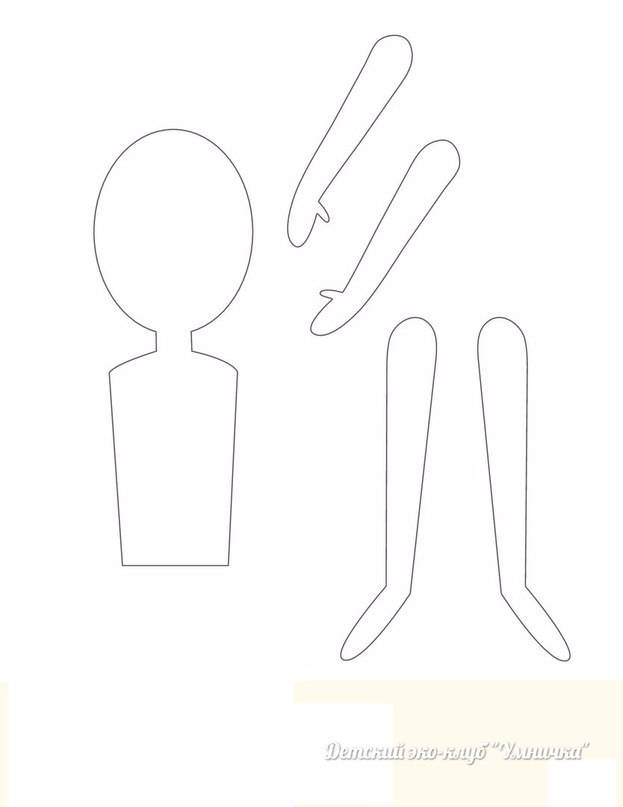 Как сделать куклу из бумаги - шаблоны для вырезания и гардероб