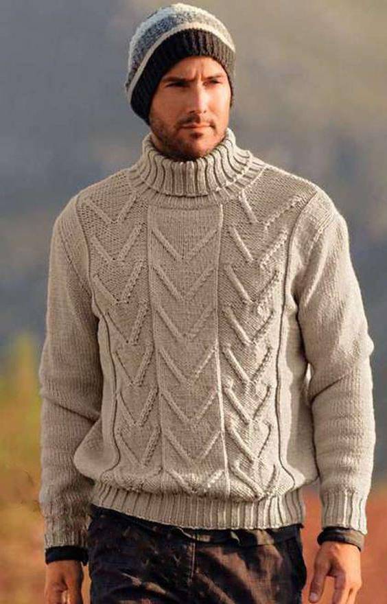 Мужской свитер регланом сверху без швов | страна мастеров