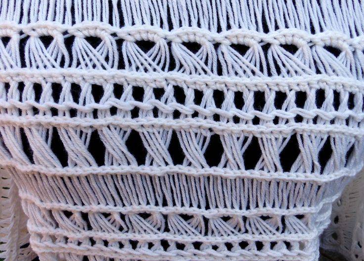 Перуанское вязание: украшаем изделия узором "брумстик"