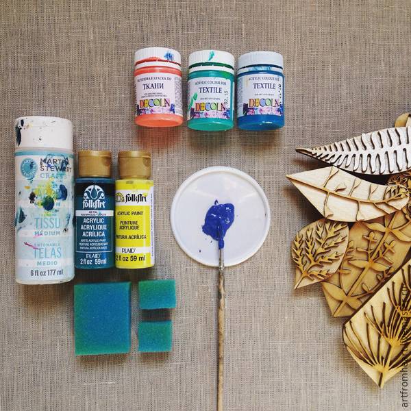 Акриловые краски для рисования по дереву: техники росписи, подготовка деревянной поверхности | в мире краски