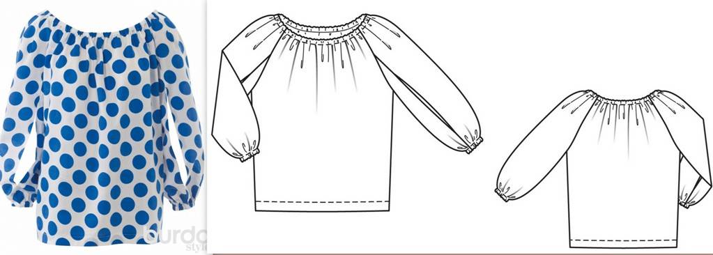 Блузка с рукавом сшить. Выкройка блузки. Покрой простой блузки. Блузка с рукавами на резинке. Простые выкройки кофточек.