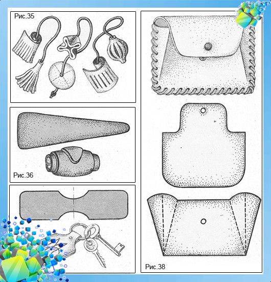 Изделия из кожи своими руками в домашних условиях для начинающих схемы