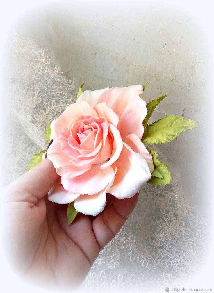 Роза из фоамирана для начинающих в мастер-классе с пошаговыми фото