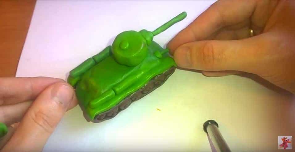 Лепим пластилиновые танки: инструкции с фото