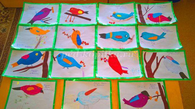 Конспект занятия в старшей группе птицы весной. Неделя птиц в детском саду. Аппликация перелетные птицы старшая группа. Рисование птицы в младшей группе. Рисование птицы в средней группе.
