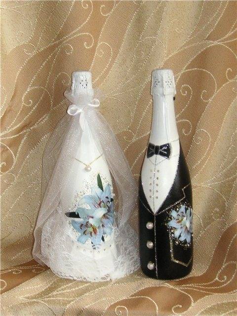 Бутылки на свадьбу своими руками, откуда берет начало эта традиция