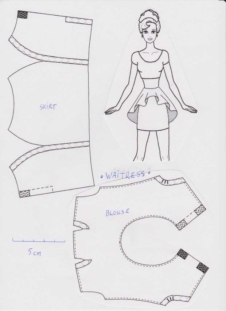 Как сшить одежду для куклы? одежда для кукол своими руками: выкройки, схемы :: syl.ru
