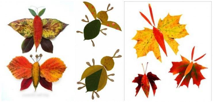 Поделки из осенних листьев своими руками: заготовка материала, варианты оформления с пошаговым описанием