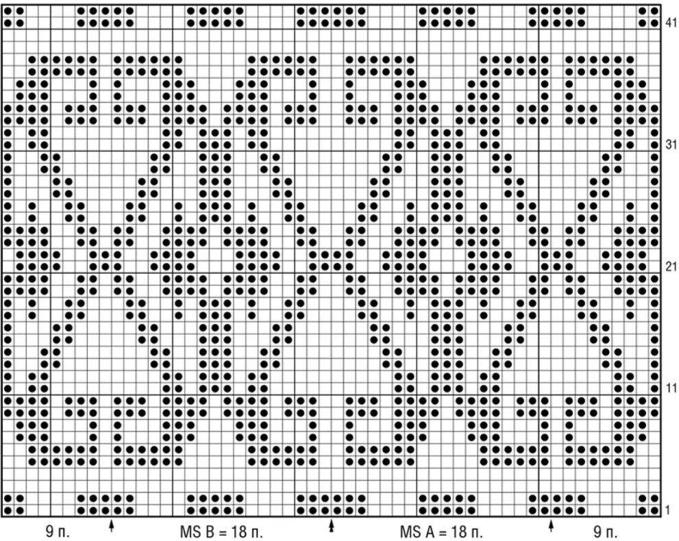 Филейные узоры крючком со схемами простые и красивые