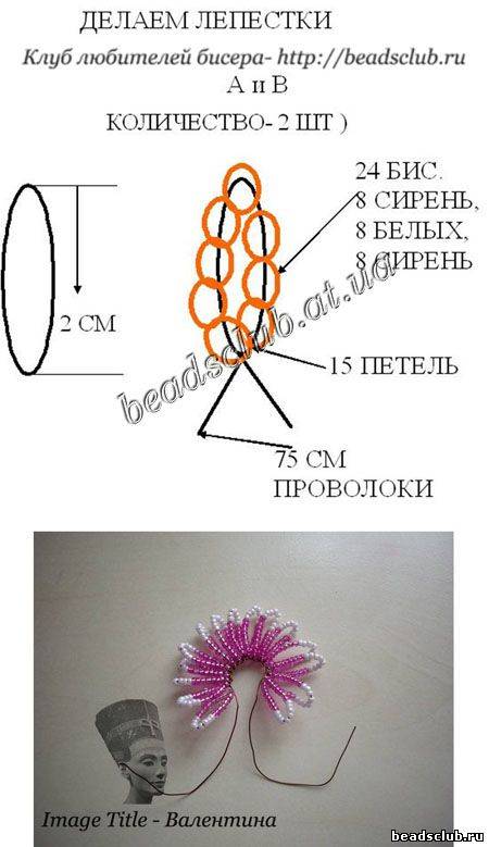 Фиалки из бисера поэтапно своими руками: простые схемы для начинающих. плетение цветов из бисера в домашних условиях