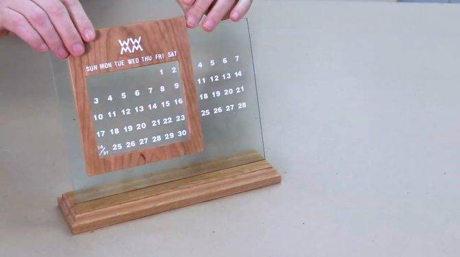 Вечный календарь своими руками: МК с пошаговыми фото и обучающими видео-уроками