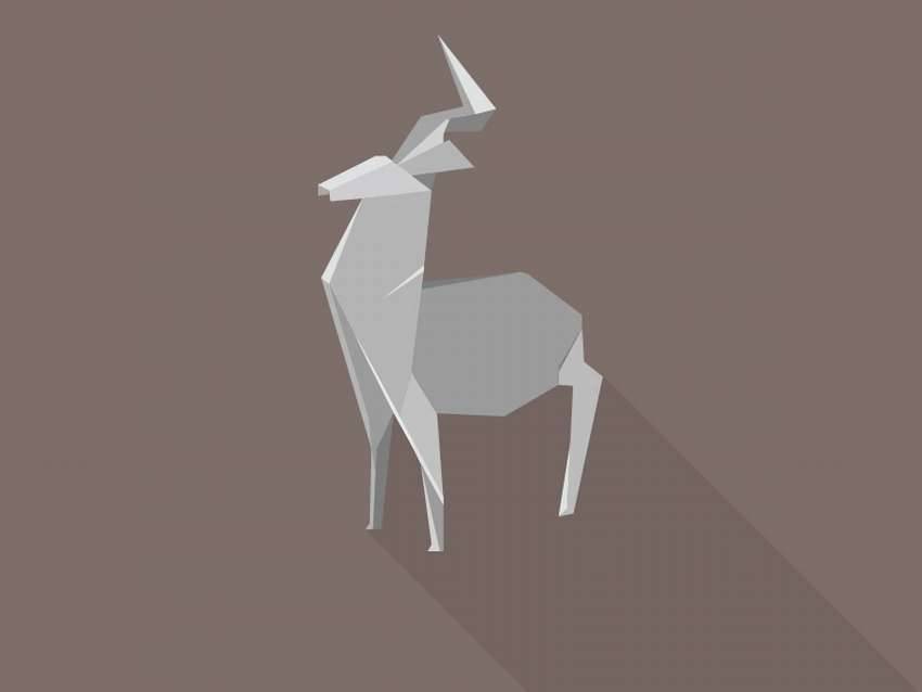 Как сделать оленя из бумаги: голова оленя, фигурки оригами, аппликации