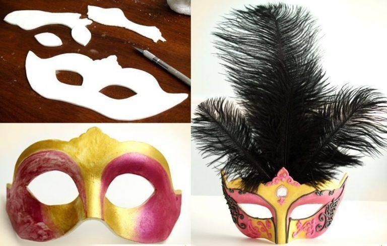 Карнавальная маска своими руками: простые идеи. как сделать и украсить карнавальную маску своими руками