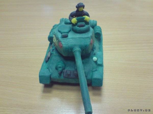 Как сделать танк из пластилина: т-34, ис-7, тигр и пантера