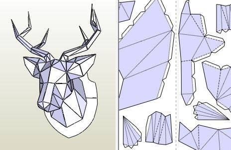 Как сделать оленя из бумаги: оригами, схемы, мастер класс, конверт-олень