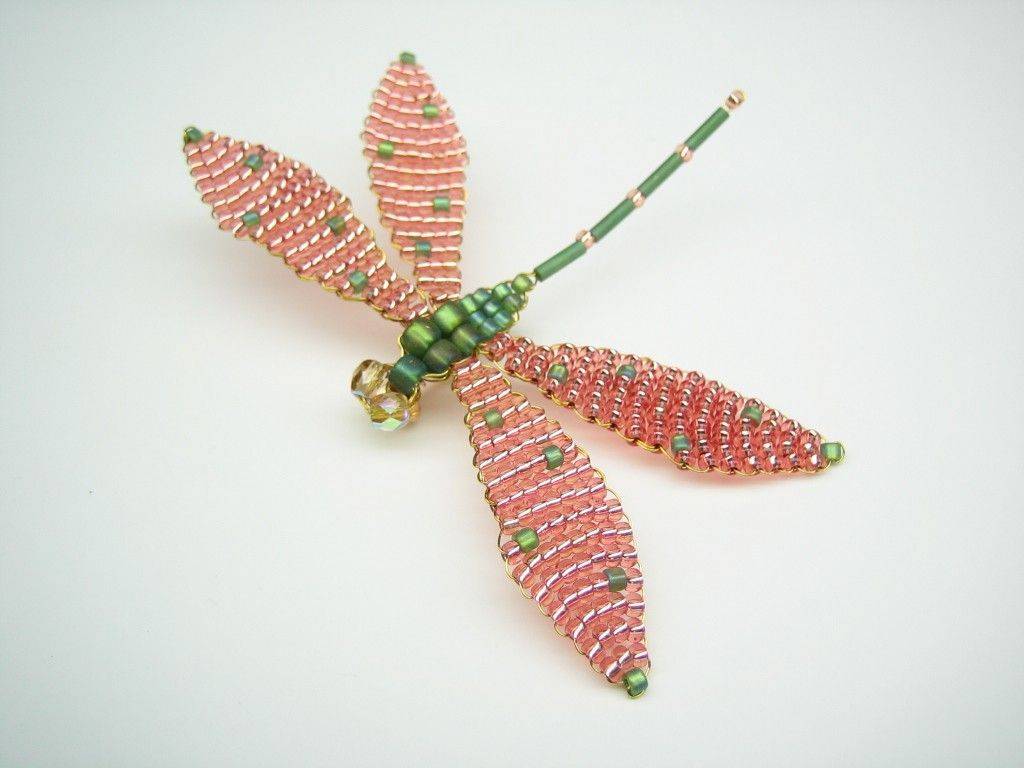 Плетение бабочки из бисера своими руками: схемы для начинающих
