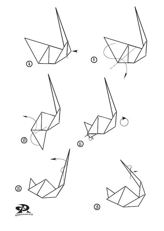 Как сделать лебедя из бумаги: 9 простых схем оригами, пошаговые фото и видео