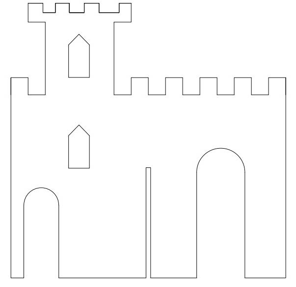 Инструкции по сборке картонных замков: схемы и шаблоны