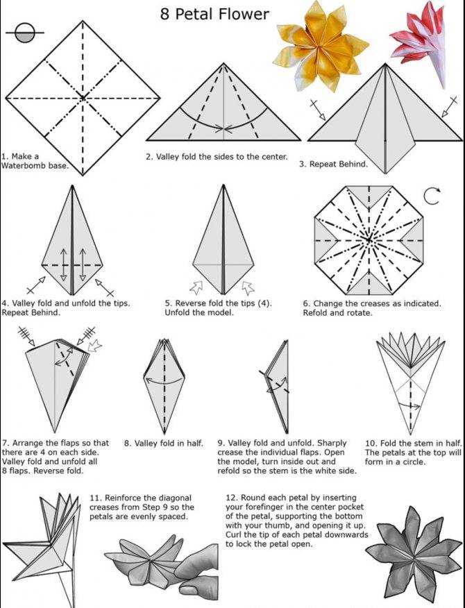 Оригами: цветы из бумаги. делаем вместе. топ - 50 идей и мастер-классов!