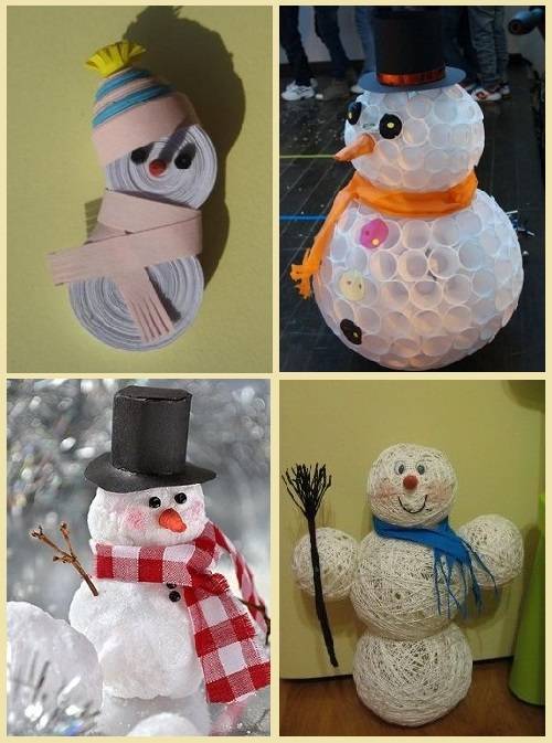 Снеговики своими руками - коробочка идей и мастер-классов
